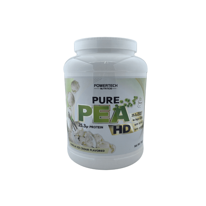 POWERTECH PURE PEA HD – אבקת חלבון אפונה מבודד טבעונית 700 גרם