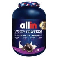 ALL IN WHEY PROTEIN 2KG | אבקת חלבון אולאין 2 קג בטעמים לבחירה - קרם עוגיות