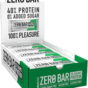 BIOTECH ZERO BAR | מארז חטיפי חלבון זירו ביוטק 20 יחידות - אגוזי לוז
