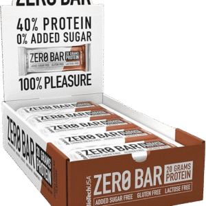 BIOTECH ZERO BAR | מארז חטיפי חלבון זירו ביוטק 20 יחידות - דאבל שוקולד