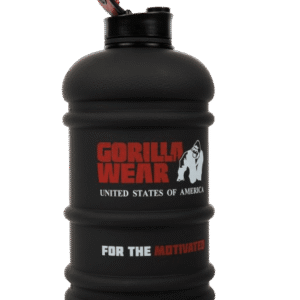 GORILLA WEAR | בקבוק מים 2.2 ליטר - שחור אטום