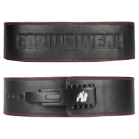 GORILLA WEAR | חגורת עור עם גשר להרמת משקל כבד פרימיום