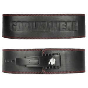 GORILLA WEAR | חגורת עור עם גשר להרמת משקל כבד פרימיום
