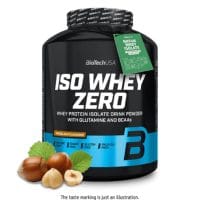 BIOTECH ISO ZERO 1.8 KG | ביוטק אבקת חלבון מבודד 1.8 ק"ג בטעמים לבחירה - אגוזי לוז