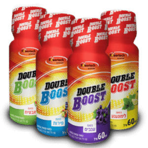 POWER-TECH DOUBLE BOOST | שוט דאבל שוט קדם אימון פאוור טק - לימונענע