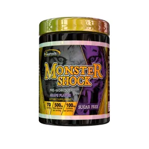 Powertech pre-workout MONSTER SHOCK | קדם אימון מונסטר שוק בטעמים - ענבים