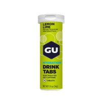GU ELECTROLYTES TABS | טבליות אלקטרוליטים להכנת משקה גו (12 טבליות) - לימון -ליים