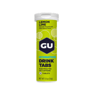 GU ELECTROLYTES TABS | טבליות אלקטרוליטים להכנת משקה גו (12 טבליות) - לימון -ליים
