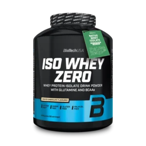 BIOTECH ISO ZERO 1.8 KG | ביוטק אבקת חלבון מבודד 1.8 ק"ג בטעמים לבחירה - שוקולד לבן