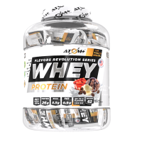 ATOM+ WHEY 2.1KG | אטום+ אבקת חלבון בשקיות אישיות בטעמים לבחירה 2.1ק"ג (62מנות)