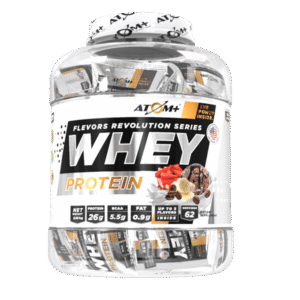 ATOM+ WHEY 2.1KG – אטום+ אבקת חלבון בשקיות אישיות 2.1 קג
