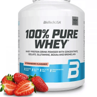 BIOTECH PURE WHEY 100% 2.3 KG | אבקת חלבון ביוטק 2.3 ק"ג בטעמים לבחירה - תות