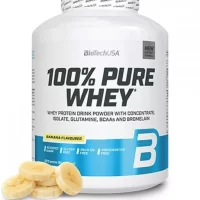 BIOTECH PURE WHEY 100% 2.3 KG | אבקת חלבון ביוטק 2.3 ק"ג בטעמים לבחירה - בננה