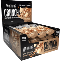 Warrior crunch | ווריור קראנץ' מארז 12 חטיפים בטעמים לבחירה - שוקולד לבן מוקה