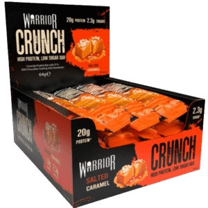 Warrior crunch | ווריור קראנץ' מארז 12 חטיפים בטעמים לבחירה - בוטנים שוקולד מריר
