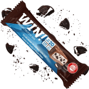 WIN PROTEIN BAR | חטיף חלבון ווין 60 גרם - קרם חלב ועוגיות