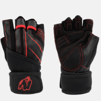 GORILLA WEAR | כפפות אימון עם רצועת שורש כף היד גורילה - שחור XL