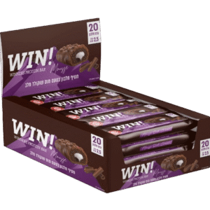 WIN | חטיף ווין מארז 12 יחידות - מוס פאדג' שוקולד