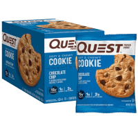 QUEST | מארז עוגיות קווסט חלבון 12 יחידות - שוקולד צ'יפ
