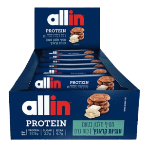 ALL IN | מארז חטיפי חלבון אולאין 100 גרם (12 יח')