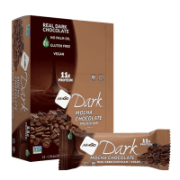 NUGO DARK | מארז חטיפי נוגו שוקולד מריר אמיתי 12 יחידות - מוקה שוקולד