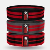 GorillaWear | סט 3 גומיות ירכיים מבד לחיזוק פלג גוף תחתון