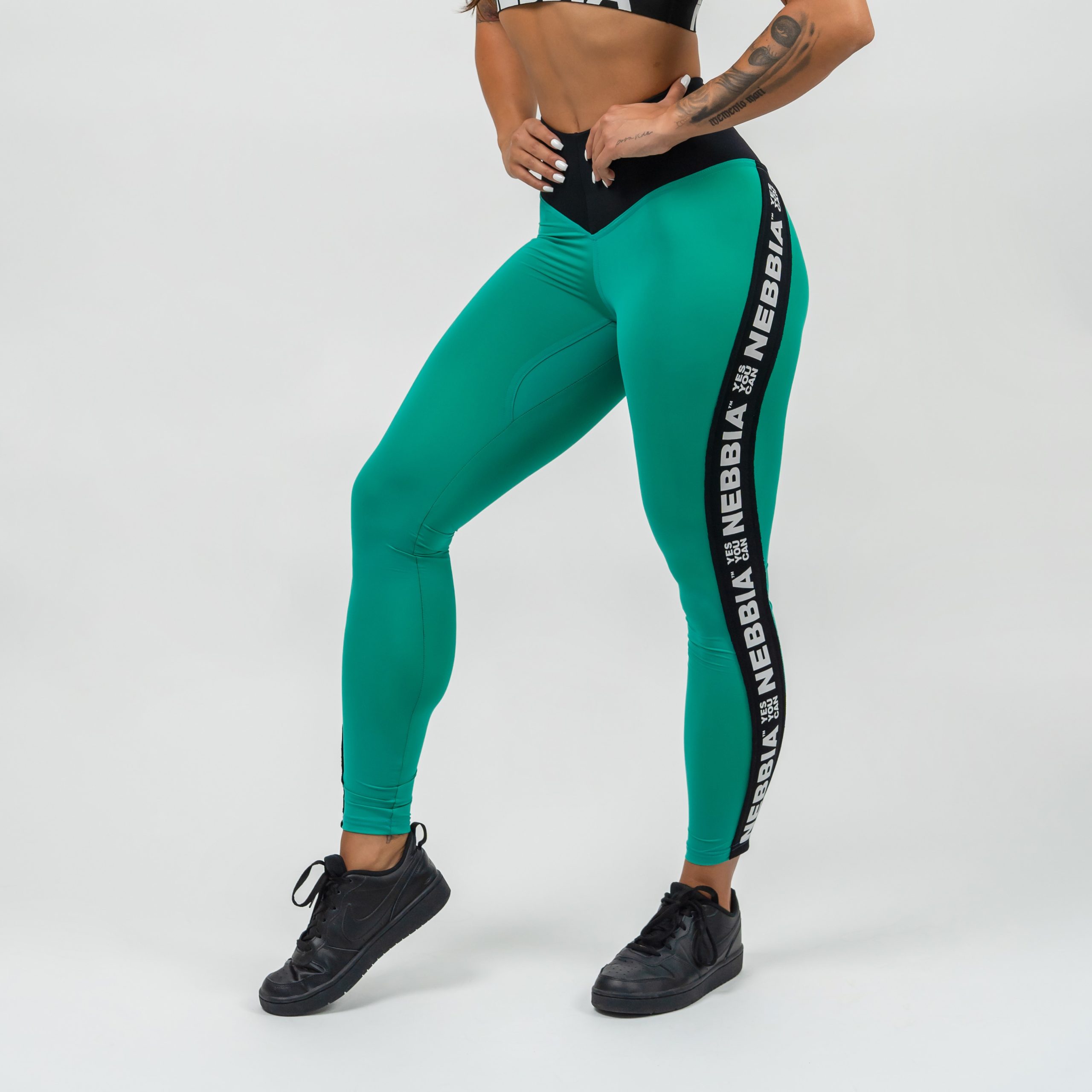 NEBBIA | טייץ' Side Stripe Iconic 209 ירוק