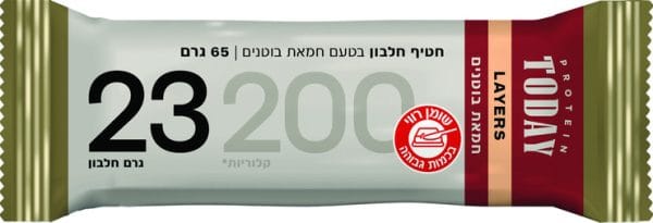 TODAY | חטיף חלבון טודאיי 200/22 בטעמים לבחירה