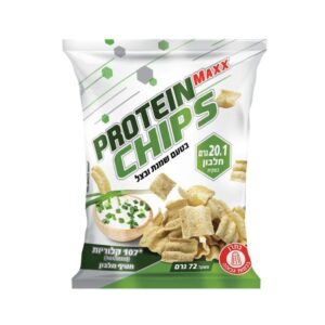 PROTEIN MAXX CHIPS | חטיף צ'יפס פרוטאין מקס - שמנת בצל