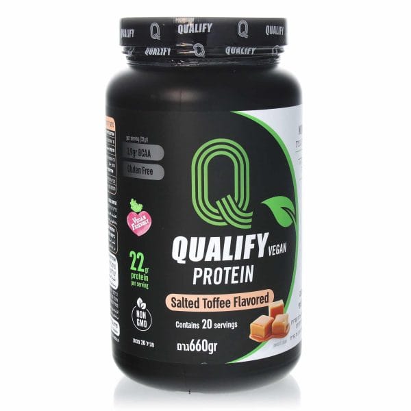 Qualify Pro Vegan | אבקת חלבון טבעונית קווליפיי 660 גרם\3.3 ק"ג בטעמים לבחירה