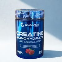 GALVANIZE CREATINE MICRONIZE| קריאטין מיקרוניז בטעמים גלווניז 300 גרם - פטל