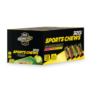 Sports Chews 32Gi | סוכריות אנרגיה במרקם מרמלדה - מארז (12 יח') ליים