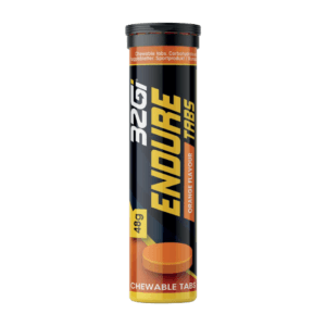 ENDURE CHEWS TABS 32Gi | טבליות אנרגיה - שחרור בלעיסה. - 1 יחידה תפוז