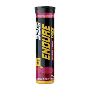 ENDURE CHEWS TABS 32Gi | טבליות אנרגיה - שחרור בלעיסה. - 1 יחידה פטל