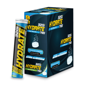 Hydrate Electrolytes 32Gi | טבליות משקה ספורט להידרציה עם אלקטרוליטים. - מארז (8 יח') ליים