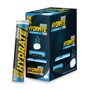 Hydrate Electrolytes 32Gi | טבליות משקה ספורט להידרציה עם אלקטרוליטים. - מארז (8 יח') תפוז