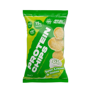 APPLIED NUTRITION PROTEIN CHIPS | צ'יפס חלבון אפוי בטעמים לבחירה - שמנת בצל (Sour Cream & Onion)