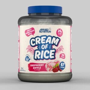 APPLIED NUTRITION CREAM OF RICE 2KG | אבקת פחמימות אורז 2 ק"ג בטעמים לבחירה - פטל (Raspberry Ripple)
