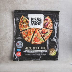בסיס כרובית לפיצה עם גבינה לס אנד מור | דל פחמימה - 2 יחידות