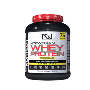 אבקת חלבון נורטק נורבגי | Nortech Norwegian Whey Protein - בננה