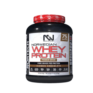 אבקת חלבון נורטק נורבגי | Nortech Norwegian Whey Protein - שוקולד