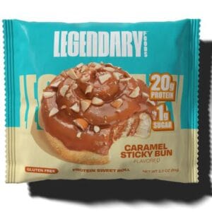 LEGENDARY PROTEIN SWEET ROLL | מאפה רול בציפוי בטעמים לבחירה לג'נדרי פודס - ציפוי קרמל ופקאן